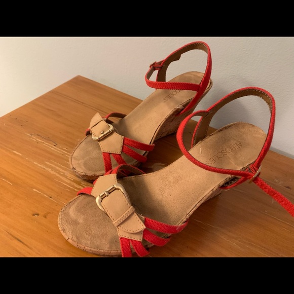 Canvas wedge sandals - Picture 2 of 2